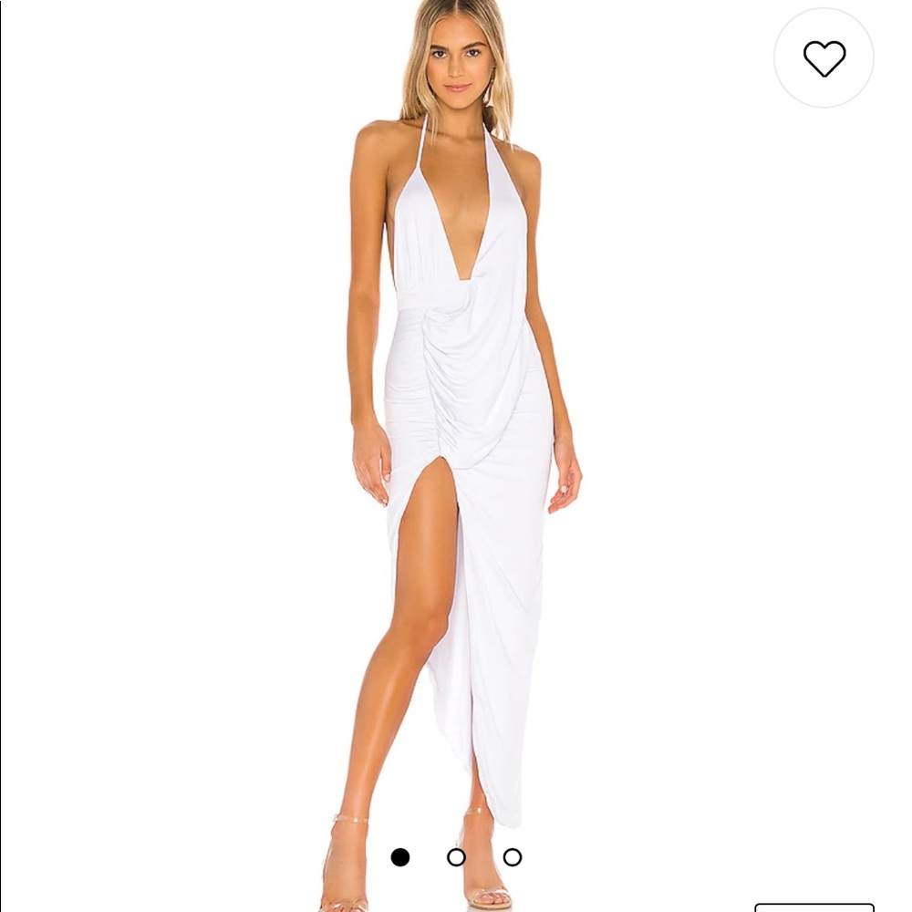 Revolve superdown Mia Drape Slit Dress 🤍✨